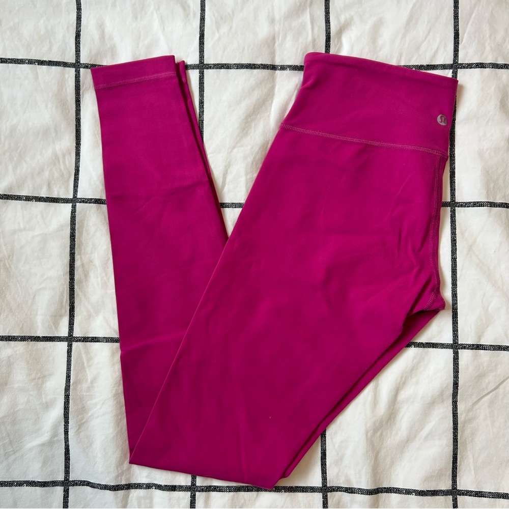 Lululemon Full Length Leggings Pink/Magenta Size 6